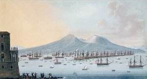 British Fleet in the Bay of Naples c1800 
