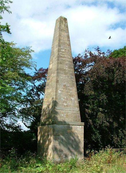 Nelson's Obelisk before restoration